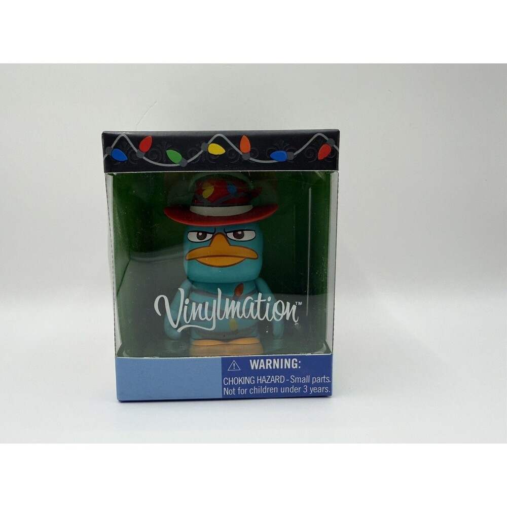 Disney Vinylmation 3" Perry Platypus Phineas and Ferb Agent P Christmas Holiday